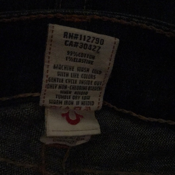 True Religion Billy Straight Legged Jean Y2K - Picture 5 of 6